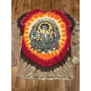 Liquid Blue Grateful Dead San Franciscos Own Tie Dye T-Shirt XL Vintage 1997 EUC